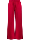 Aspesi Wide-leg Trousers In Red