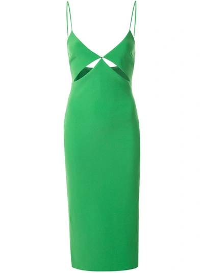 Bec & Bridge Avenue Cut-out Midi Dress In Green