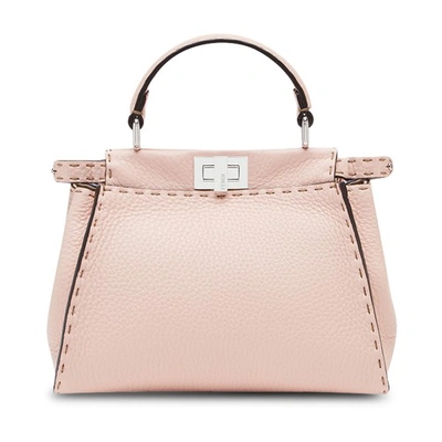 Fendi Peekaboo Iconic Mini In Rose