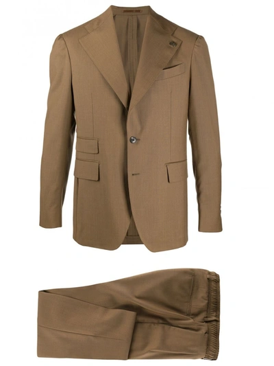 Gabriele Pasini Two Piece Suit In Brown