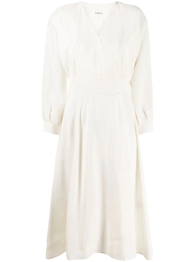 Ba&sh Cauke Flared Dress In White