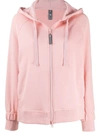Adidas By Stella Mccartney Zip-front Hoodie In Pink