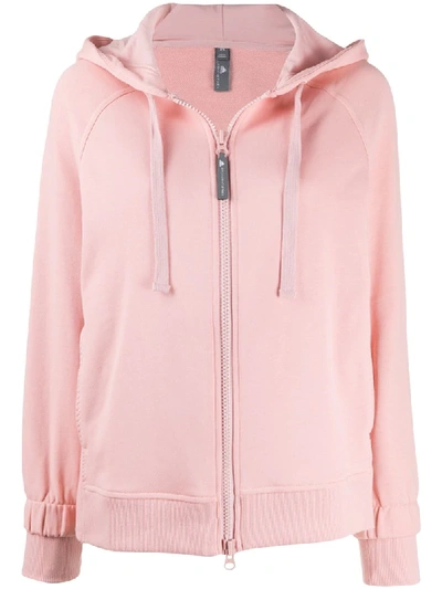 Adidas By Stella Mccartney Zip-front Hoodie In Pink
