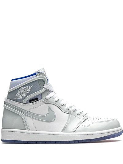 Jordan Air  1 High Zoom Racer Blue In White