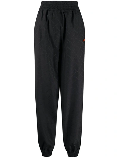 Marcelo Burlon County Of Milan County Side Zip Track Pants In Black