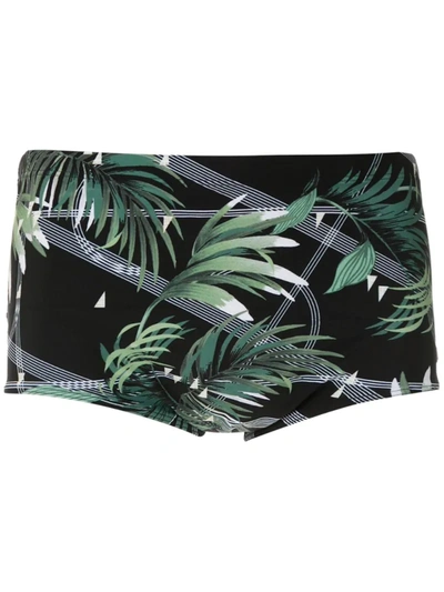 Track & Field Harmonia Print Swimming Trunks In Black