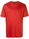 Giorgio Armani Classic Crew-neck T-shirt In Red