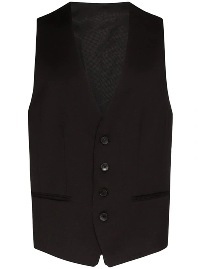 Hugo Boss Wilson Suit Waistcoat In Black
