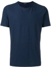 Roberto Collina Crew Neck Cotton T-shirt In Blue