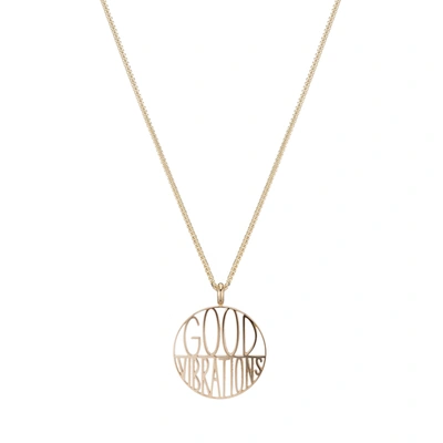 Ariel Gordon Jewelry Good Vibrations Necklace In Yellow Gold