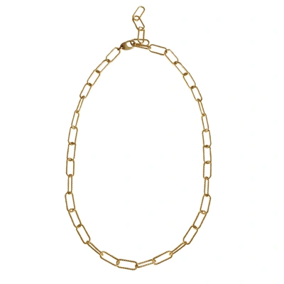 Laura Lombardi Rosa Chain In Gold Plated Brass