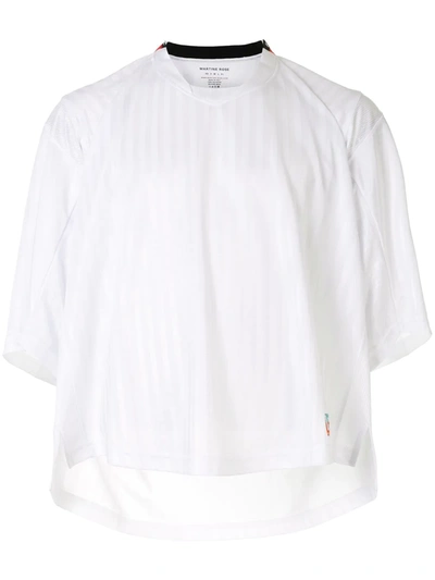 Martine Rose Deconstructed Football T-shirt In White