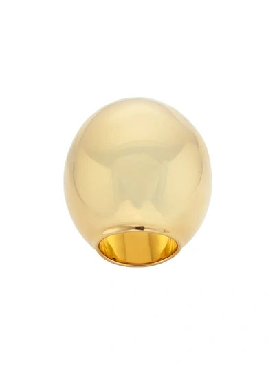 Fendi Spherical-shaped Ring In Gold