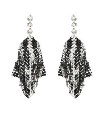 Isabel Marant Nile Crystal-embellished Drop Earrings In Black