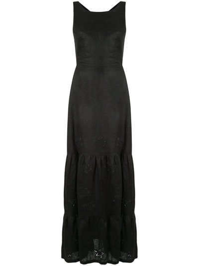Sir Alena Flared Maxi Dress In Black