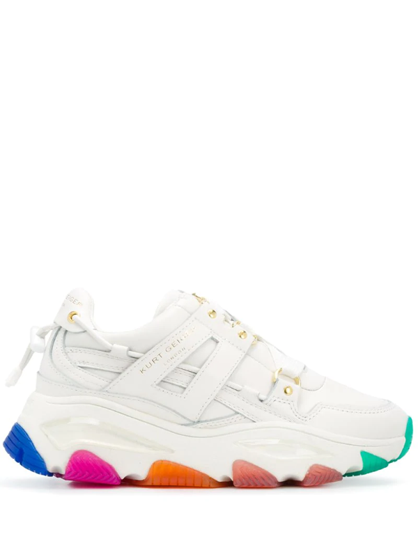 kurt geiger london lettie white trainers