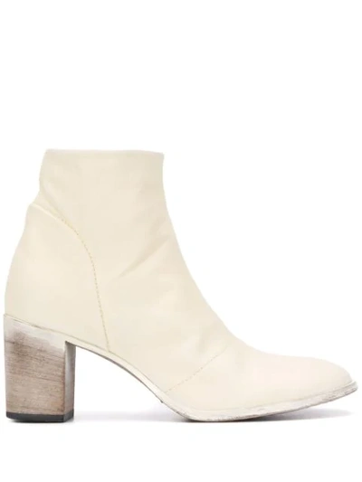 Moma Nashville Ankle Boots In White
