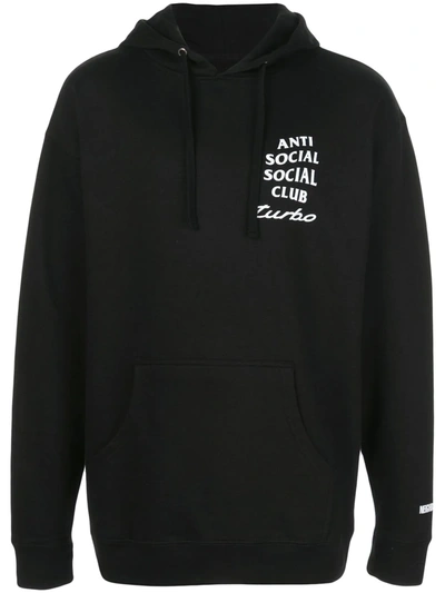 Anti Social Social Club California Long-sleeve Hoodie In Black