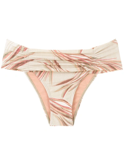 Lygia & Nanny Jasper Printed Bikini Bottom In Neutrals