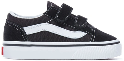 Pre-owned Vans Old Skool V Black White (td) In Black/white