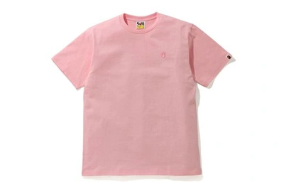 Pre-owned Bape  Head One Point Tee Pink