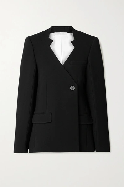 Peter Do Asymmetric Front Blazer In Black