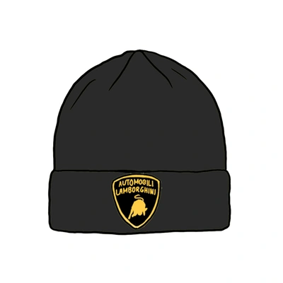 Pre-owned Supreme  Automobili Lamborghini Beanie Black