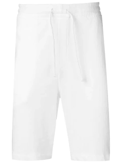 Polo Ralph Lauren Embroidered Logo Track Shorts In White