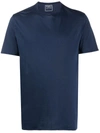 Fedeli Round-neck T-shirt In Blue