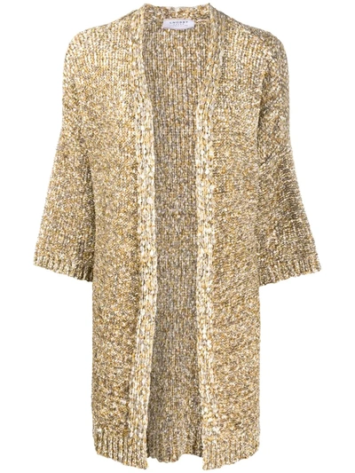 Snobby Sheep Chunky Knit Oversized Cardigan In Neutrals