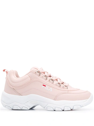 Fila Strada Low Sneakers In Pink