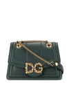 Dolce & Gabbana Dg Amore Crossbody Bag In Green