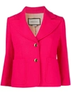 Gucci Classic Fitted Blazer In Pink