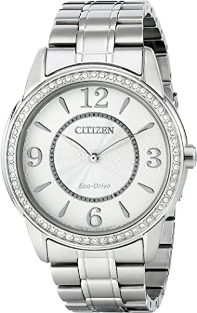 Pre-owned Citizen  Eco-drive Fe7000-58a In Stainless Steel