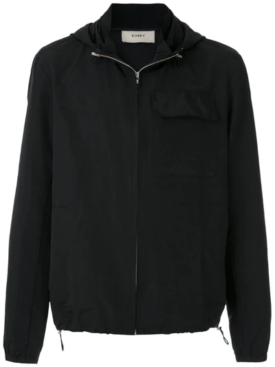 Egrey Nylon Jacket In Black