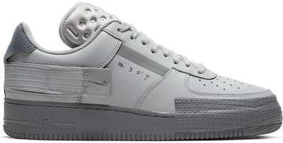 Pre-owned Nike  Air Force 1 Type Grey Fog In Grey Fog/cool Grey