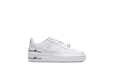 Pre-owned Nike Air Force 1 Lv8 3 White Black (gs) In White/black/white