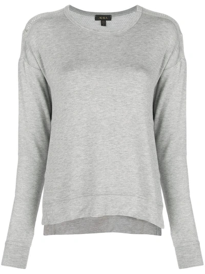 Alala Side Slit Sweatshirt In Grey