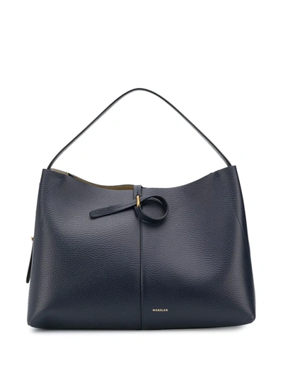 Wandler Ava Leather Shopping Bag In Black