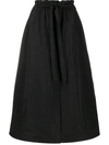 Givenchy Full Midi Skirt In Black