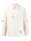Off-white Universal Key Zipped Shirt In Neutrals
