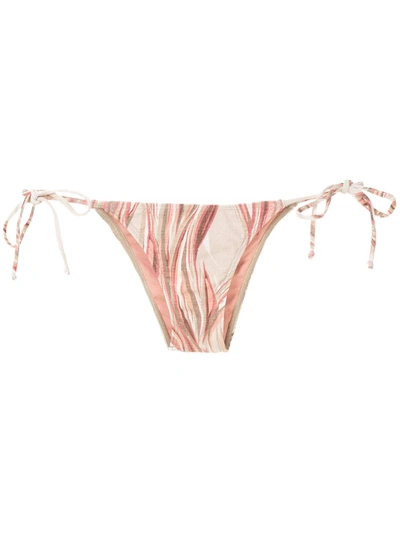 Lygia & Nanny Thay Printed Bikini Bottom In Neutrals