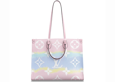 Pre-owned Louis Vuitton  Onthego Lv Escale Gm Pastel