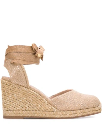 Stuart Weitzman Marguerita Wedges In Neutrals