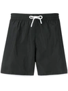Fila Logo Patch Swim Shorts In Black