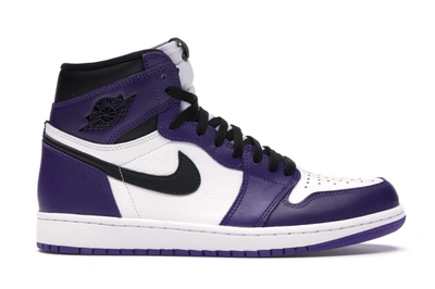 Pre-owned Jordan  1 Retro High Court Purple White In Court Purple/white-black