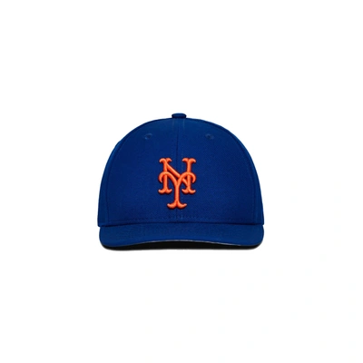 Pre-owned Kith  X New Era Low Prof 59fifty Mets Cap Light Royal