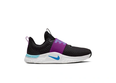 Pre-owned Nike In-season Tr 9 Black Light Aqua (women's) In Black/vivid Purple/light Aqua