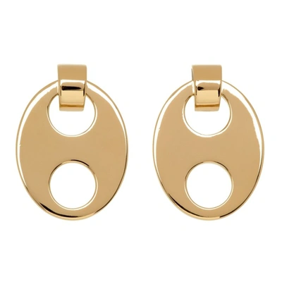 Paco Rabanne Eight Gold-tone Earrings In Not Applicable