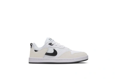 Pre-owned Nike Sb Alleyoop White (gs) In White/white/black